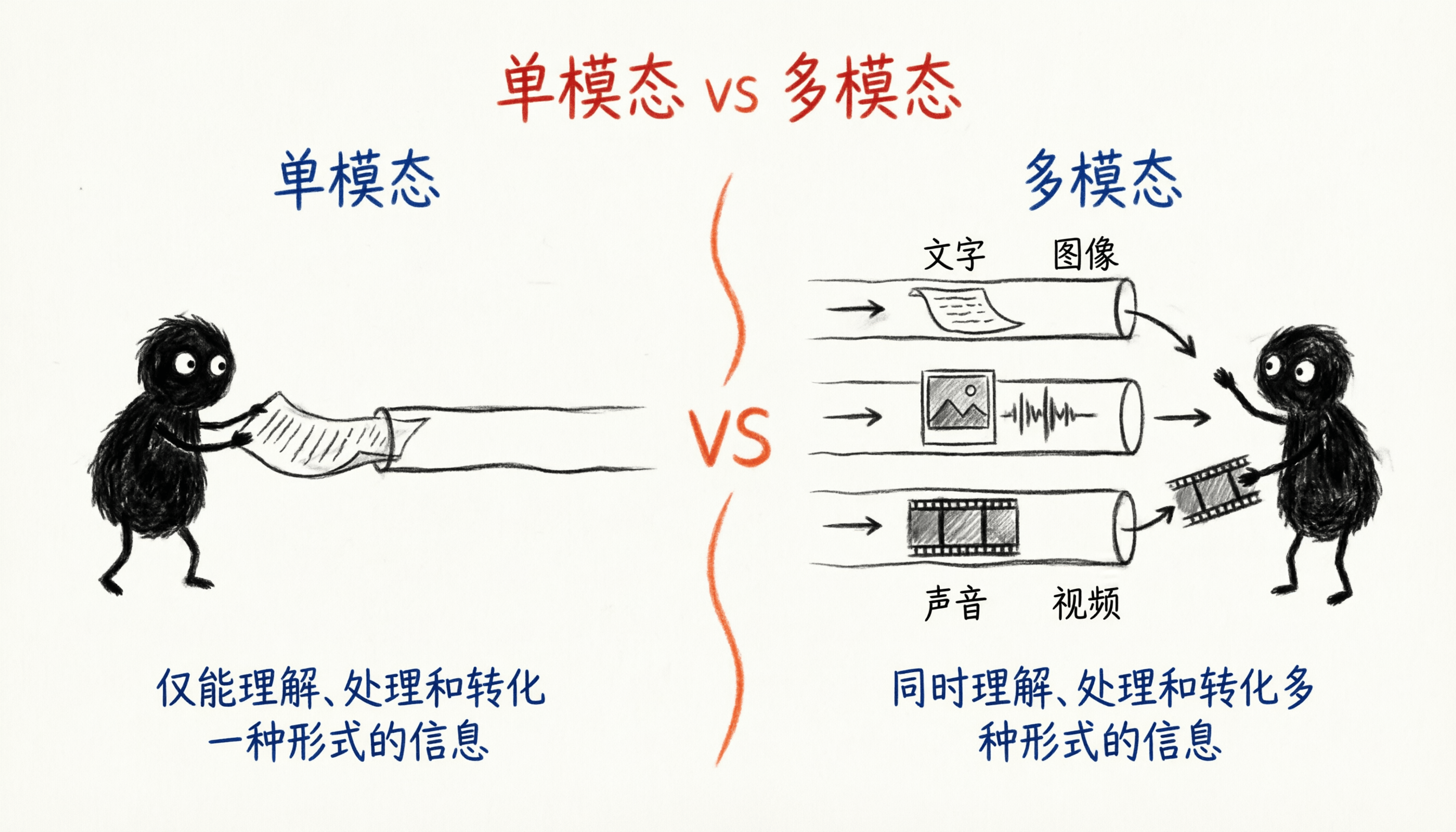 单一模态 vs 多模态